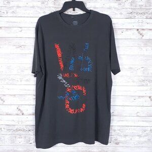 WESC Mens Tee XL Gray 188A
